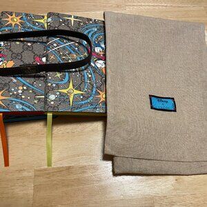 DISNEY GUCCI SET OF 3 SMALL NOTEBOOKS WITH CANVAS BAG - BRAND NEW NEVER USED